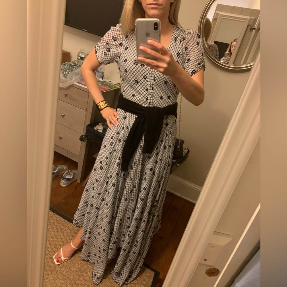 Love Shack Fancy embroidered maxi dress